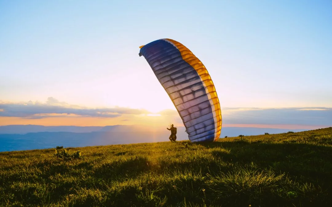 Parapente à Mont verdé à Mindelo